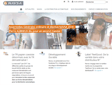 Tablet Screenshot of navsa.fr